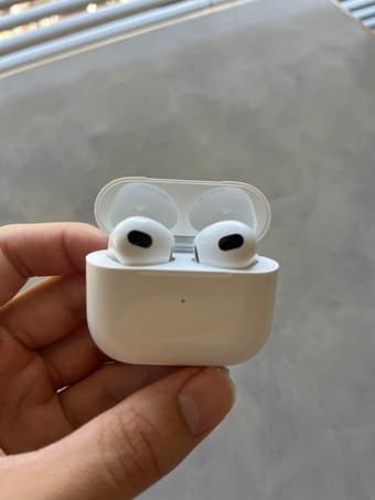 Airpods gen 3 with charger and box 1
