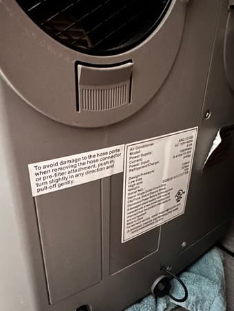 Whynter AC unit 2