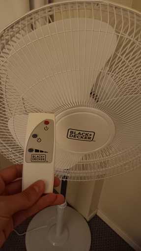 Pedestal fan with remote control 2