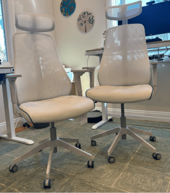Office/ Gaming Swivel White Chair - Ergonomic 1