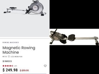 Rowing machine 1