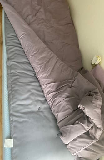 Urgent moving Twin padded floor mattress with comforter offered 2