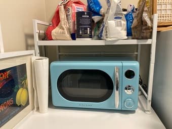Kitchen Shelf for above microwave 1