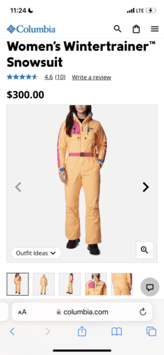Retro ski suit 1