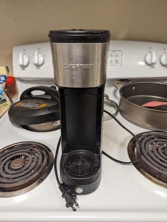 Chefman Single Serve Coffee Maker K-Cup & Ground Compatible 1