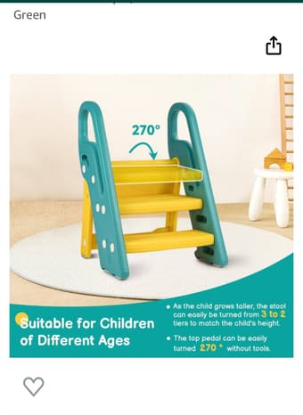 Onasti Foldable Toddler Step Stool 2