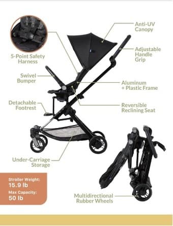 Lightweight Travel Stroller 1