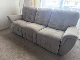 Sofa Couch + Armchair with recline function 1