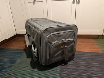 Chelsea Pet Travel Carrier XL, up to 50 lbs, Gray 2