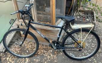 Hardrock Mountain Bike with Rear Bike Rack, New Seat, New Back Wheel 1