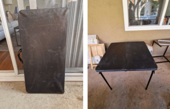 Light and foldable table 1