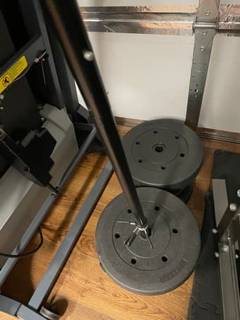 Treadmill+Barbell Together $40 2