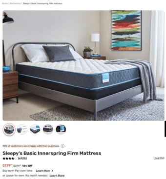 Full size firm MATTRESS 1