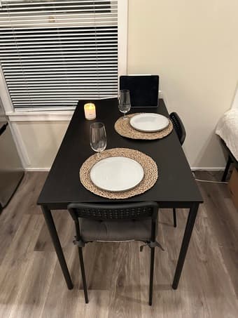 IKEA TABLE and 2 CHAIRS are available on 9th of JANUARY! 1