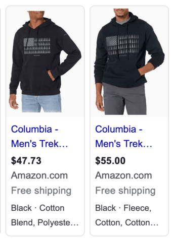 Columbia Men's Graphic Hoodie (Flag - Size M) 2