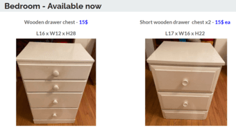 MOVE OUT SALE in Menlo Park - see link 1