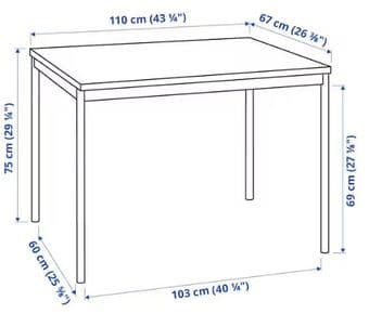 dining set -table and 4 chairs 2