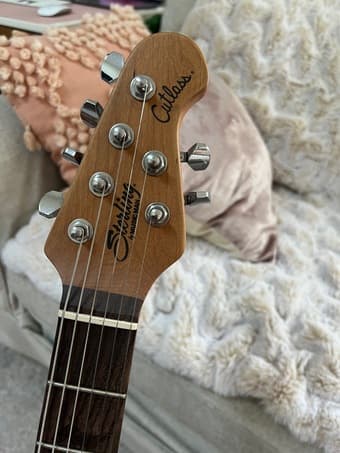 Musicman Sterling Cutlass Electric Guitar (Rose Gold Color) 2