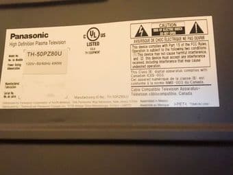 50-inch Plasma TV with console for sale 2