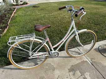 Public C1 step-through bike, cream, great condition 1