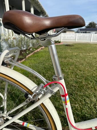 Public C1 step-through bike, cream, great condition 3