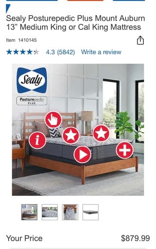 Sealy Posturepedic Plus Queen Mattress 1