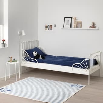 Ikea Minnen kids bed + baby gates 3