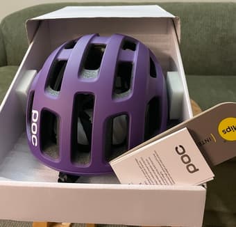 POC Ventral Air Mips Bike Helmet, Matt Purple, New 1