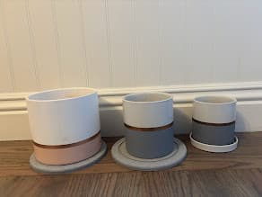 Ceramic planters 1