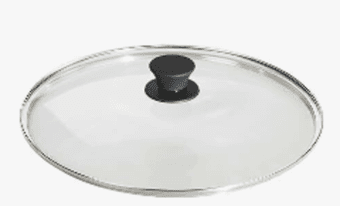 iron skillet, glass lid, handle holder 2