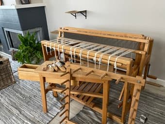 48" four harness floor loom 1
