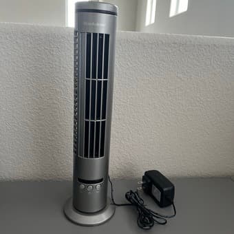 desk storage, laptop cooler, desk fan 3