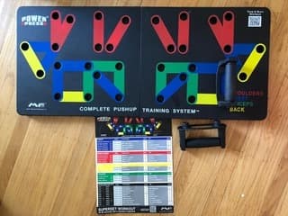 Power Press Push Up board, portable home work out gym 1