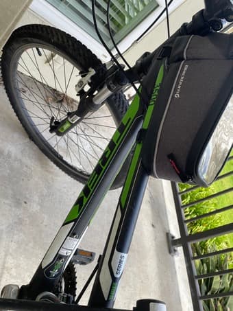 trek mountain bike + u-lock + cell phone mount + bike light = $300 2