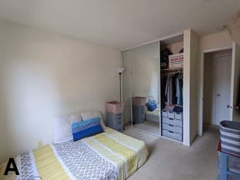 Private bedroom with shared bathroom in 3B2B Avalon Mountain View 1