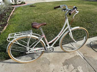 Public C1 step-through bike, cream, great condition 3