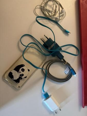 iphone charger, cables,headphonP 1