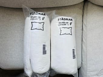 Duck feathers pillow 1