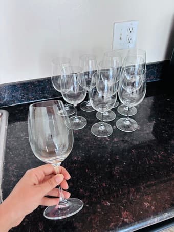 Long Stem Red Wine Glasses 1