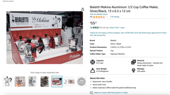 Bialetti Moka Express--Brand New 3