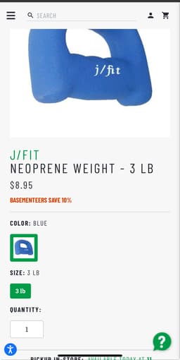 NEOPRENE WEIGHT 2