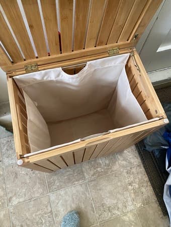 Bamboo Laundry Basket 2