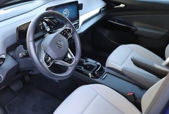 Volkswagen ID.4 Pro S AWD (8/2022) Dusk Blue Metallic w/Lunar Gray Lea 2