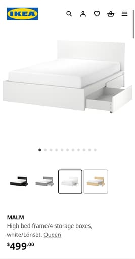 IKEA Malm Full-Size Bed Frame LIKE NEW!! 1