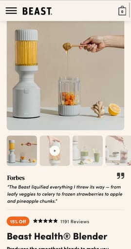 Beast Blender (Nutribullet, but better!!) 1