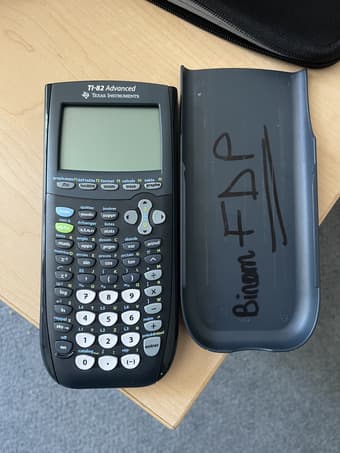 TI-82 Calculator 1