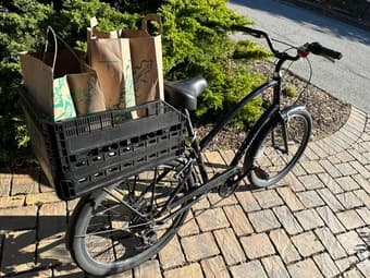 Bike Townie 7D, Includes Bike Rack and Toomy basket 2