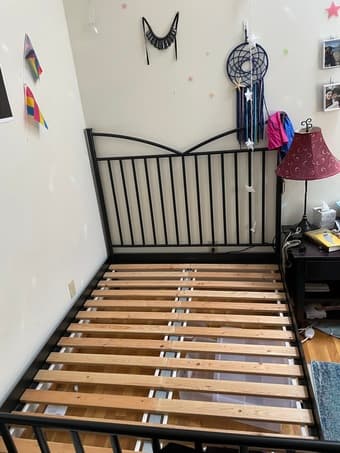 Full size bed and mattress, super comfortable 2