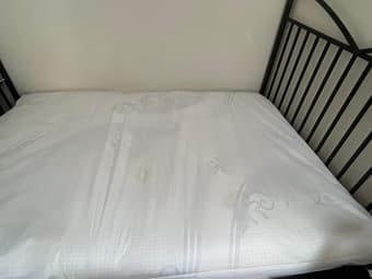 Full size bed and mattress, super comfortable 3
