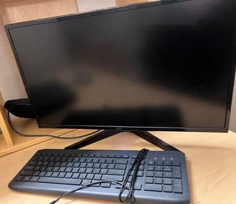 22" Onn Black Monitor 1